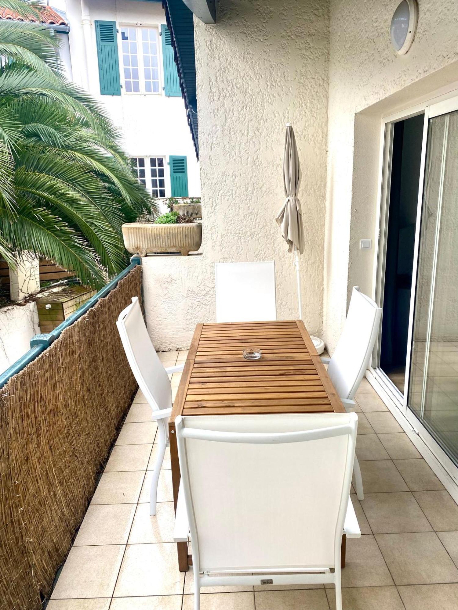 Charming 1 Bedroom Flat, Biarritz Center With Pool And Car Park Eksteriør bilde