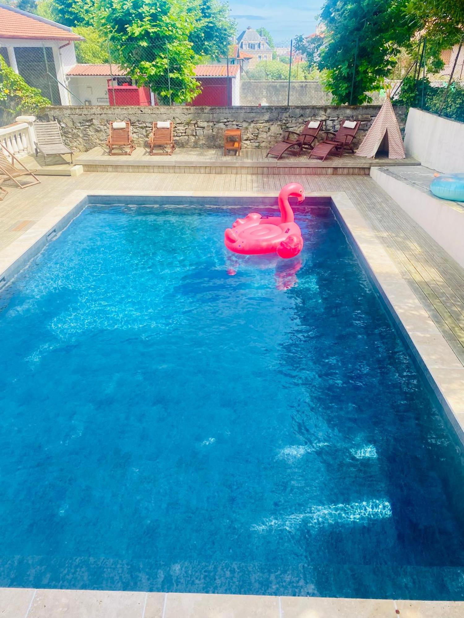 Charming 1 Bedroom Flat, Biarritz Center With Pool And Car Park Eksteriør bilde
